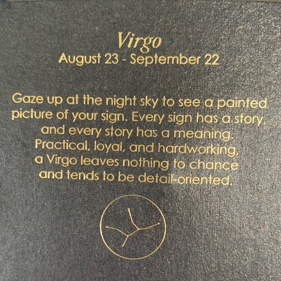 Gorjana astrology virgo gold necklace